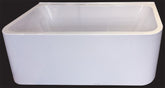 Cube Free Standing Back To Wall Bathtub 1590mm and 1690mm